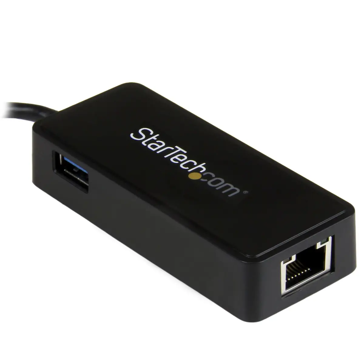 USB-C auf Gigabit Netzwerkadapter mit extra USB Stecker/Buchse