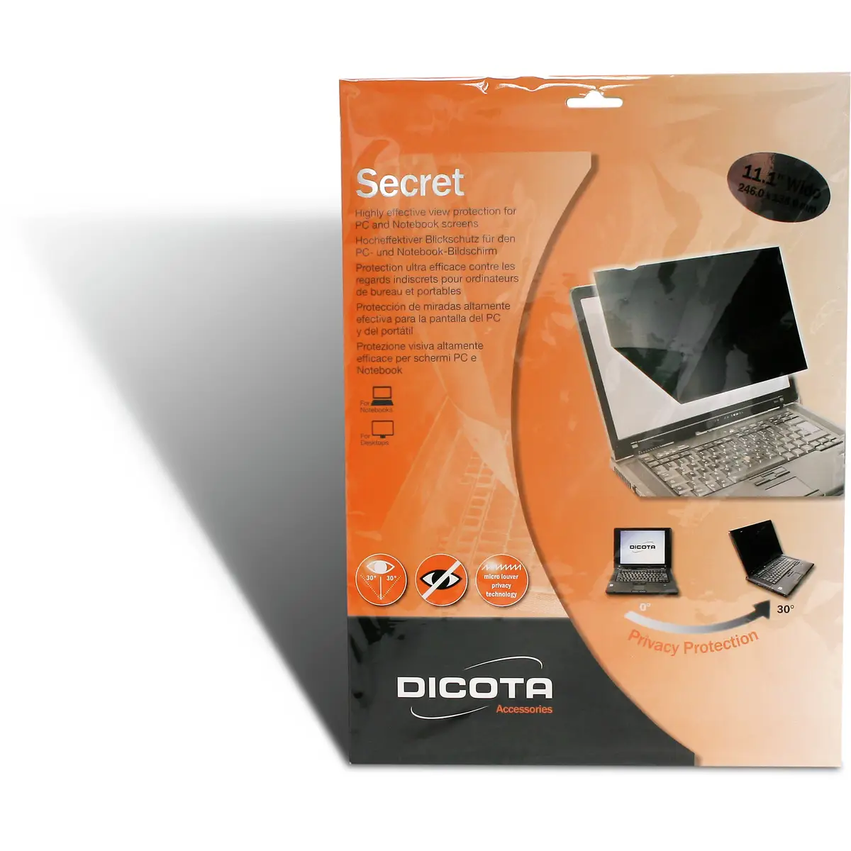Secret Blickschutzfilter für 33,8cm (13,3") Notebooks Wide 16:10