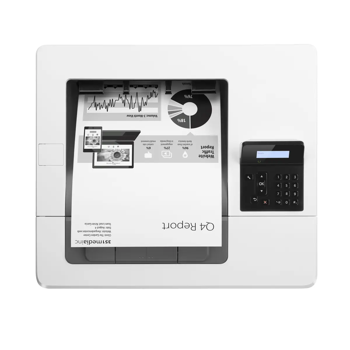 LaserJet Pro M501dn A4 Laserdrucker 4800x600dpi 43ppm Duplex