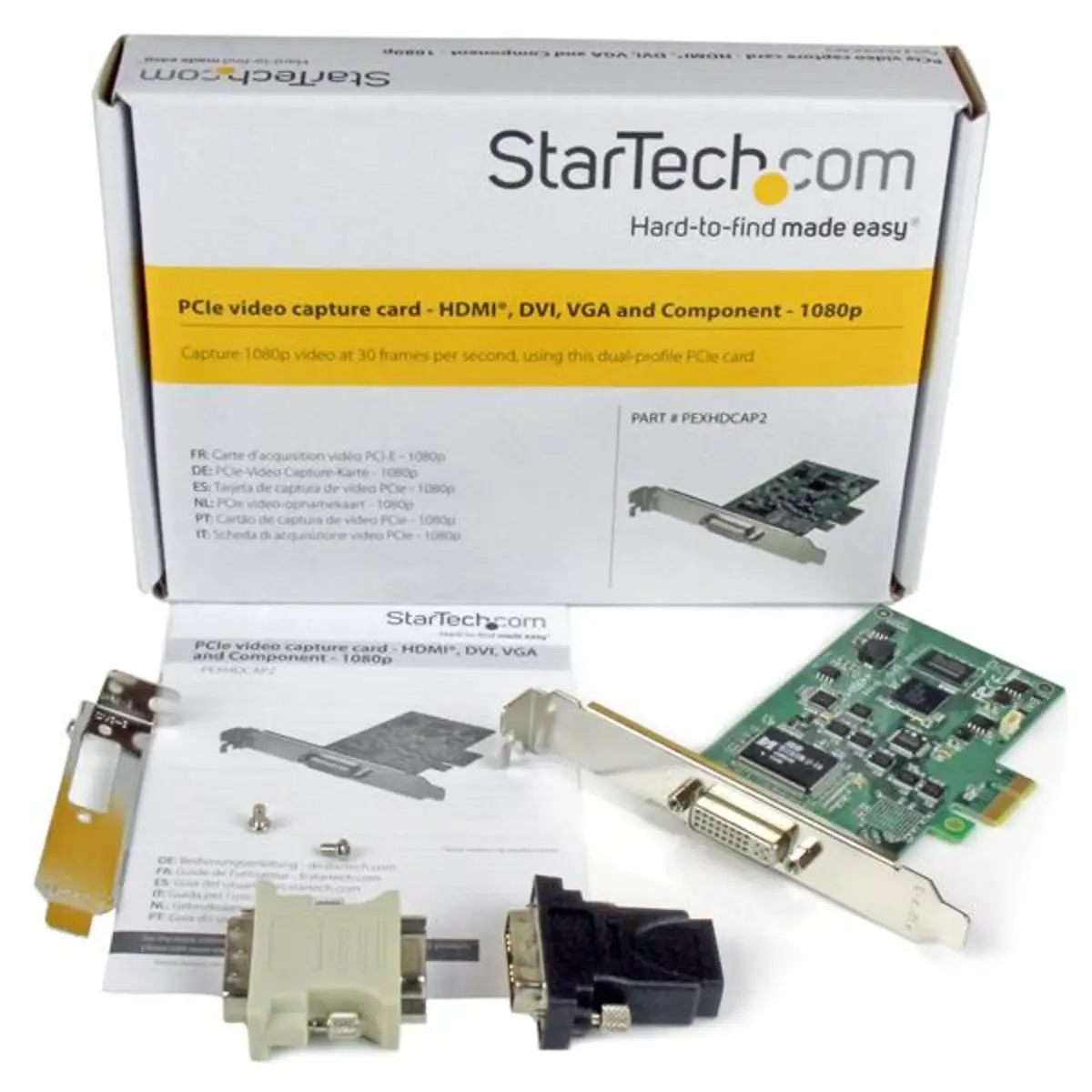 PCI Express HD Video Capture Karte HDMI/VGA/DVI/Component Video 1080p bei 30 FPS