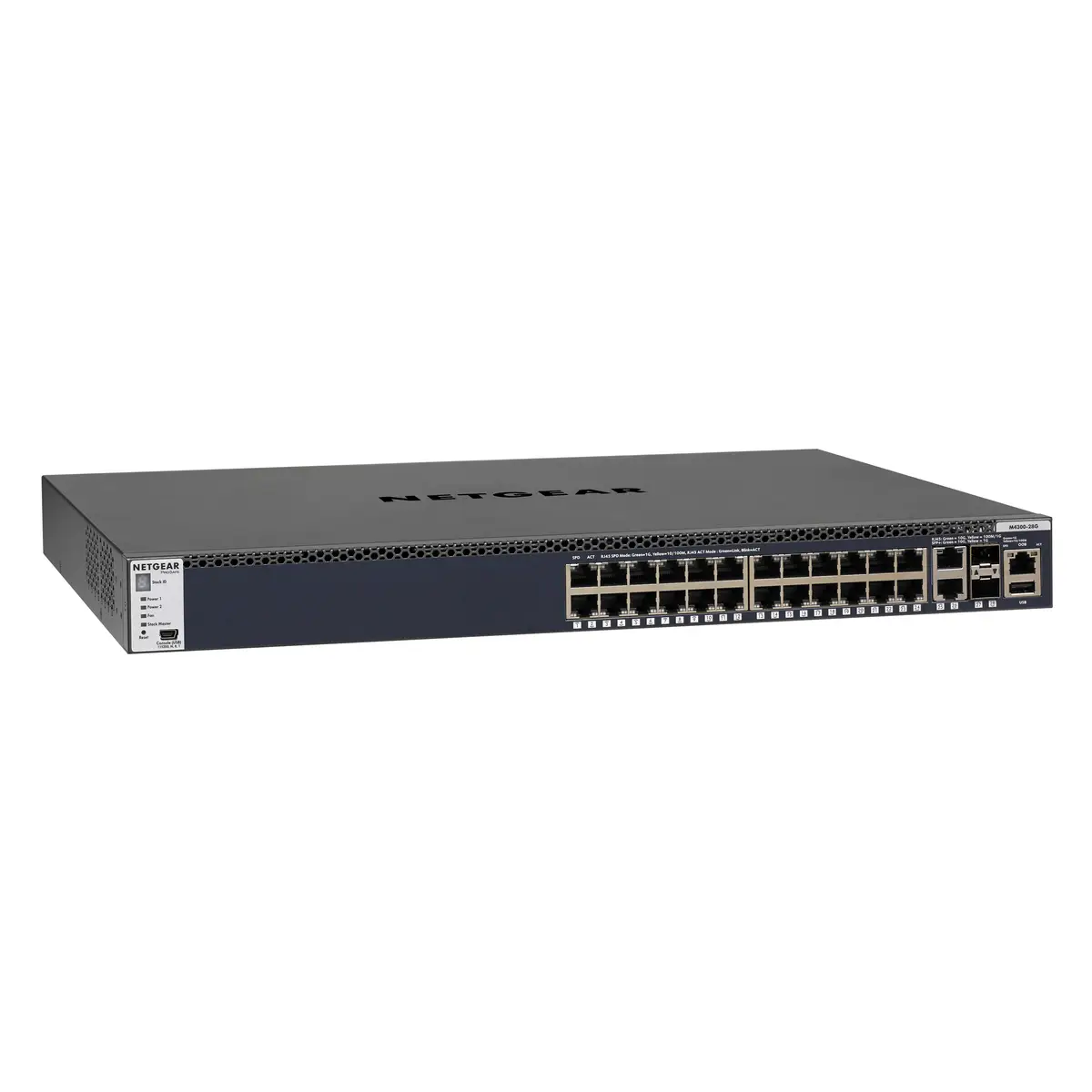 M4300 Gigabit Ethernet Switch 24Ports + 2x 10 Gigabit Ethernet + 2x SFP+ Managed Rack 1HE