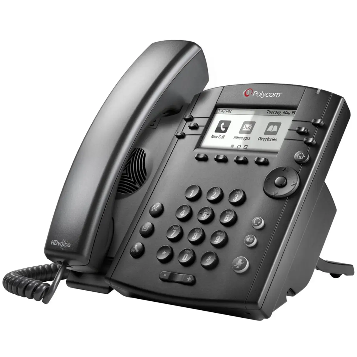 Microsoft Skype for Business/Lync Edition VVX 311 6-line Desktop Phone mit HD Voice, GigE und Poly UCS SfB/Lync Lizenz