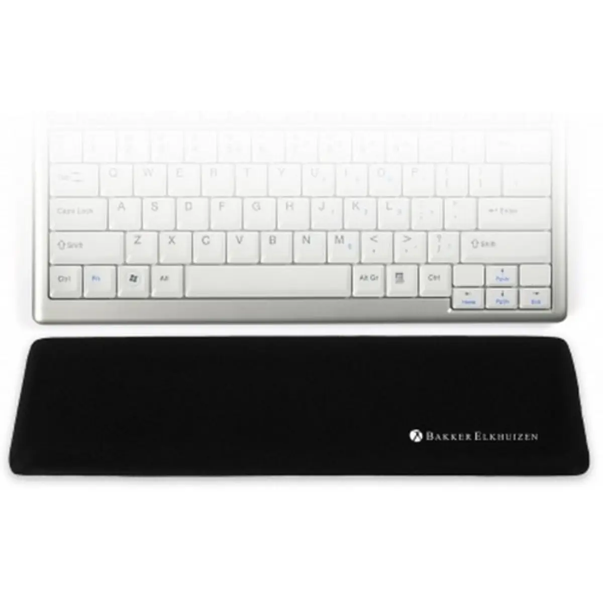 Trapezium Ergo Wrist Rest Compact, Kunststoff, Gummi, Textil, Schwarz, 330 x 80 x 13 mm, 275 g, 90 mm, 335 mm