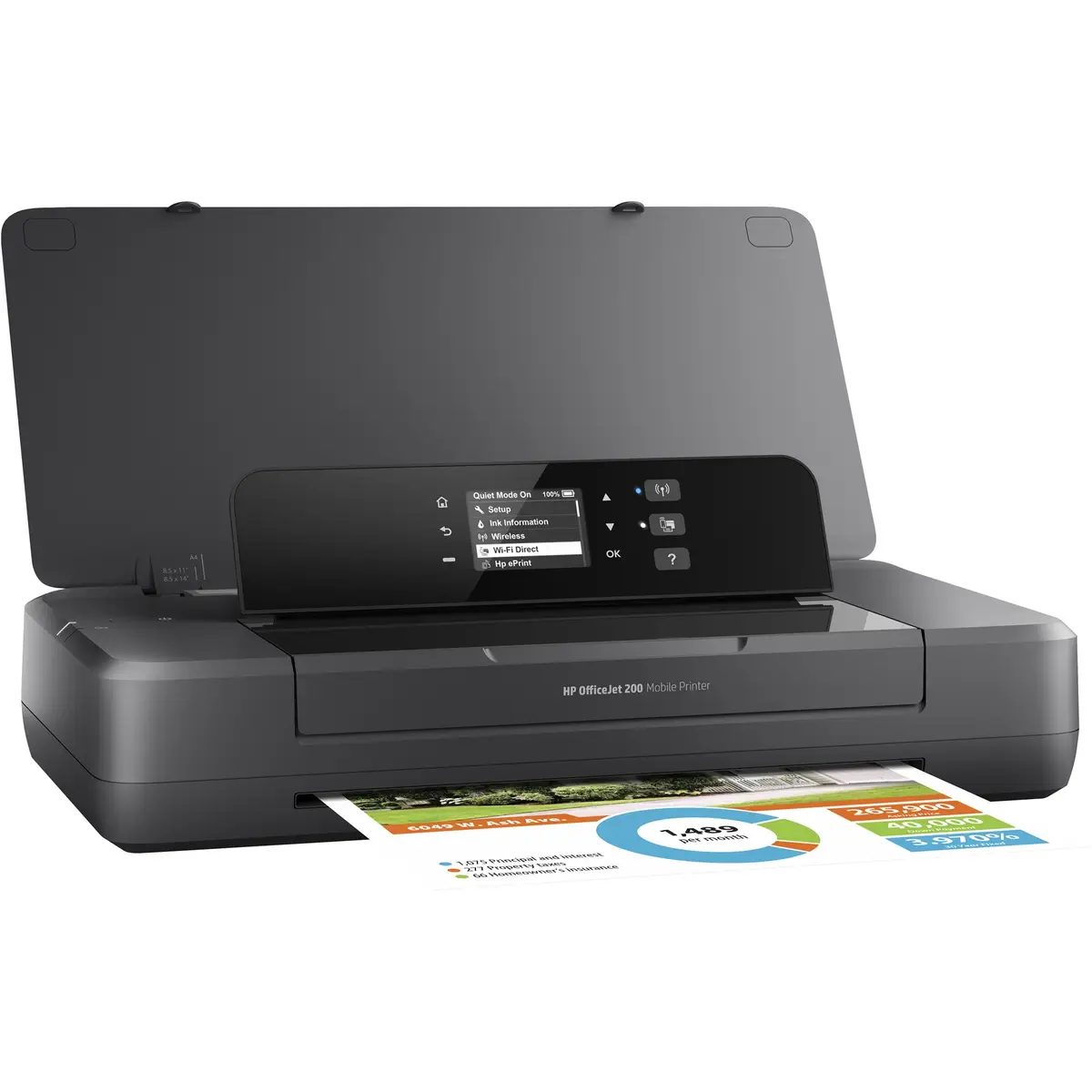 Officejet 200 Mobile Printer A4 Farbtintenstrahldrucker 1200x1200dpi 20ppm (einfarbig)/19ppm (farbig)