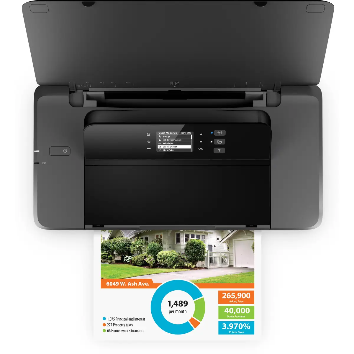 Officejet 200 Mobile Printer A4 Farbtintenstrahldrucker 1200x1200dpi 20ppm (einfarbig)/19ppm (farbig)