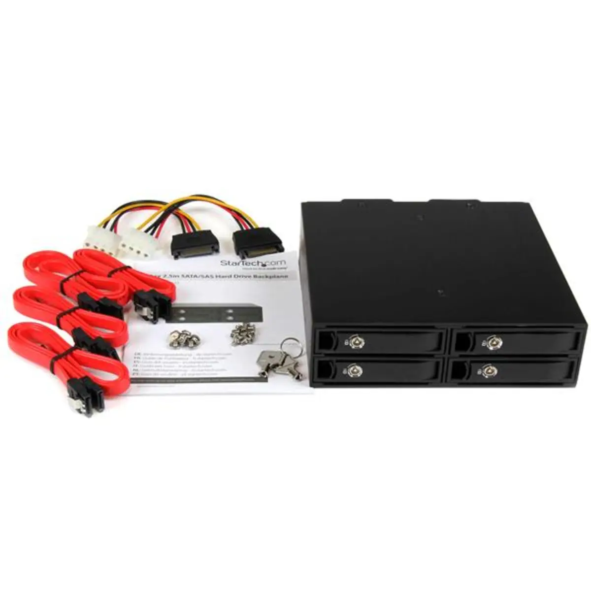 4x Festplatten Wechselrahmen für 2,5 Zoll SATA / SAS Laufwerke