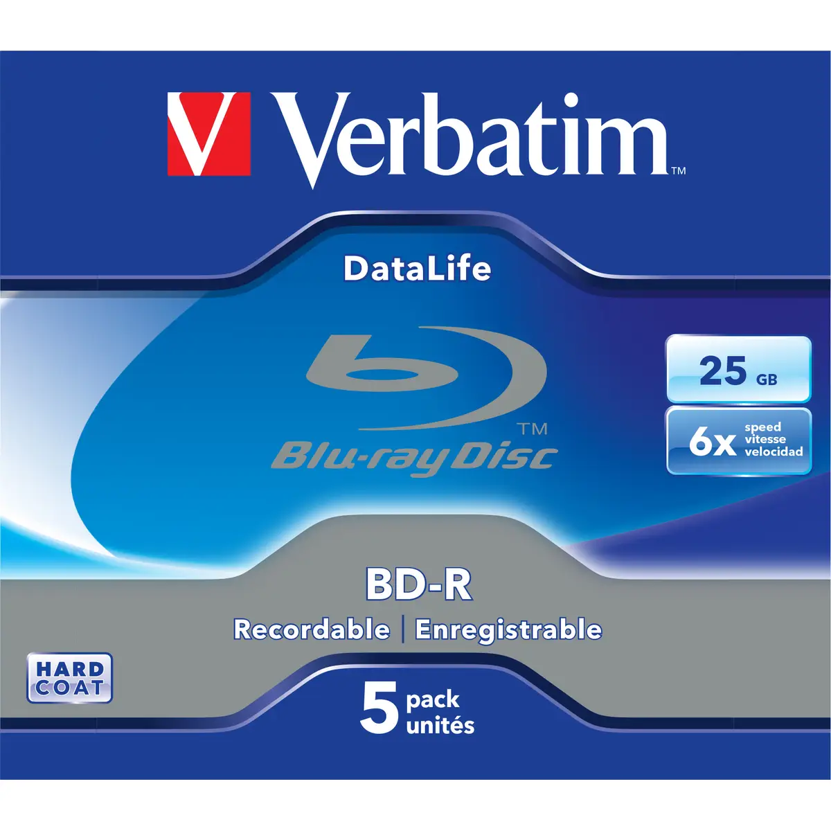 Blu-Ray Rohlinge BD-R 25 GB 6fach 5er Pack