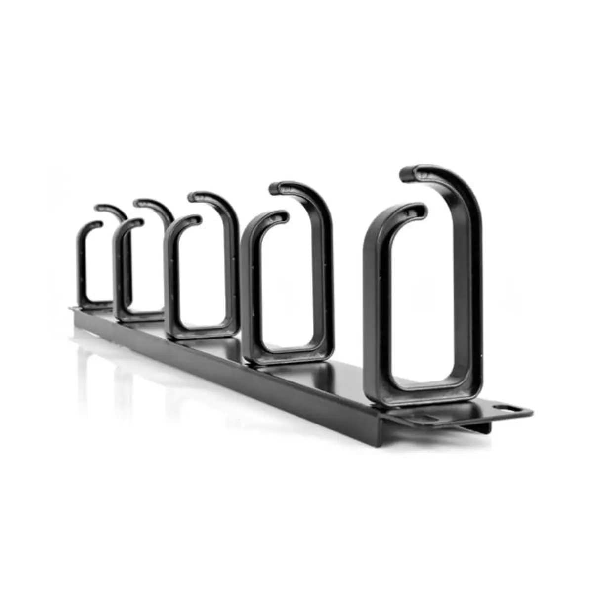 1HE 19" Metall Kabelführung zur Rack-Montage