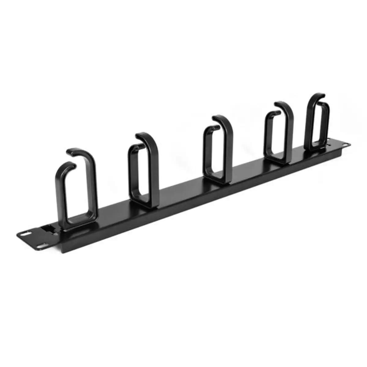 1HE 19" Metall Kabelführung zur Rack-Montage
