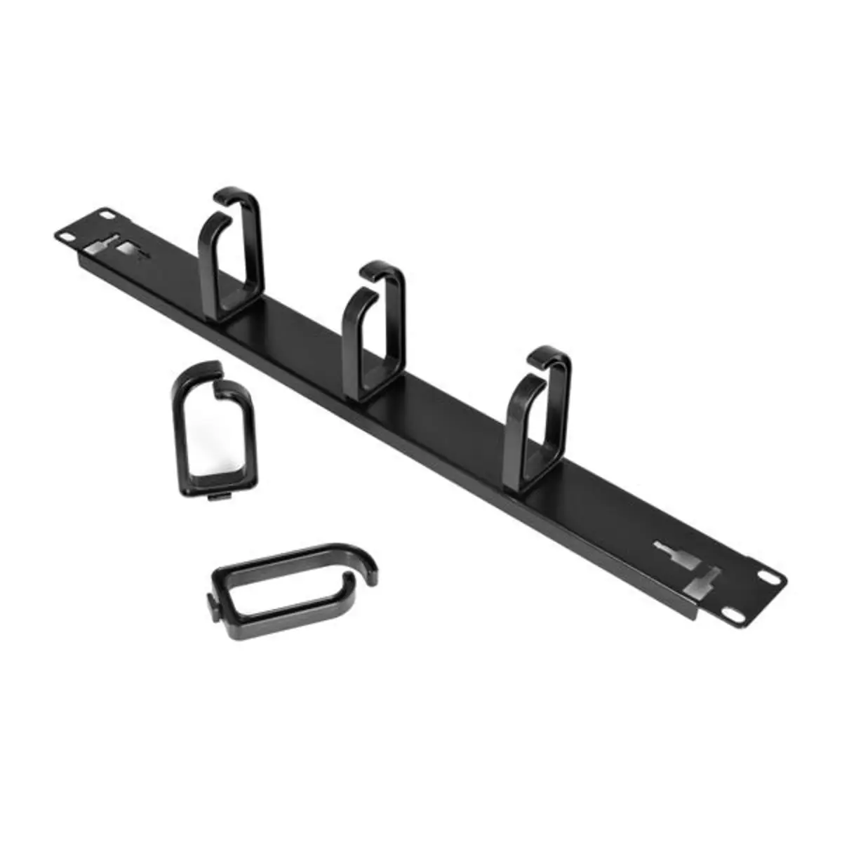 1HE 19" Metall Kabelführung zur Rack-Montage