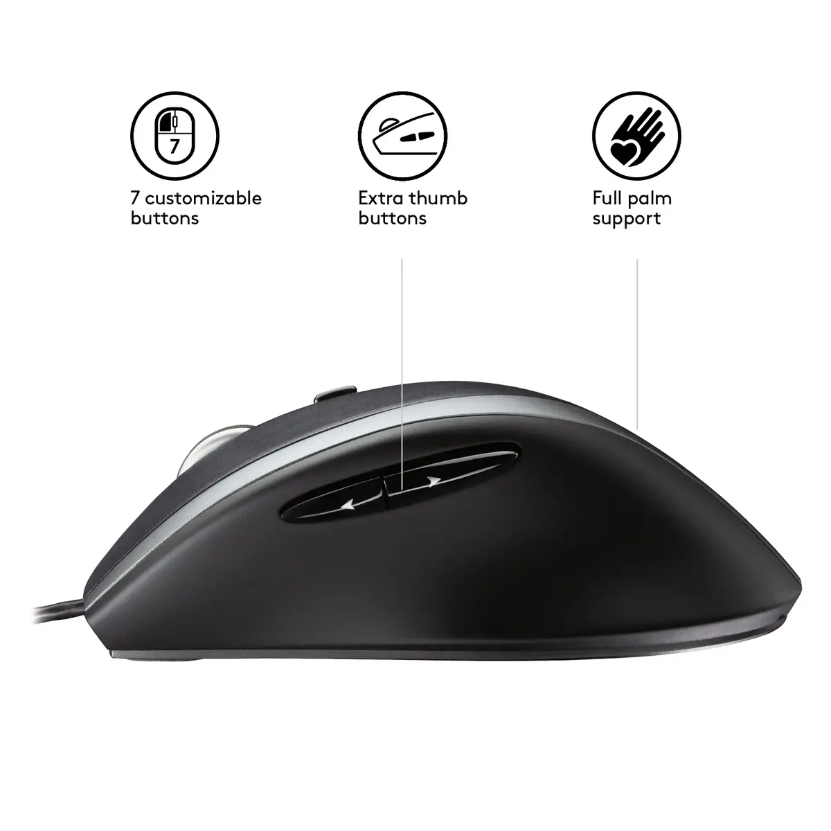 M500 USB Laser Maus Silber/Schwarz