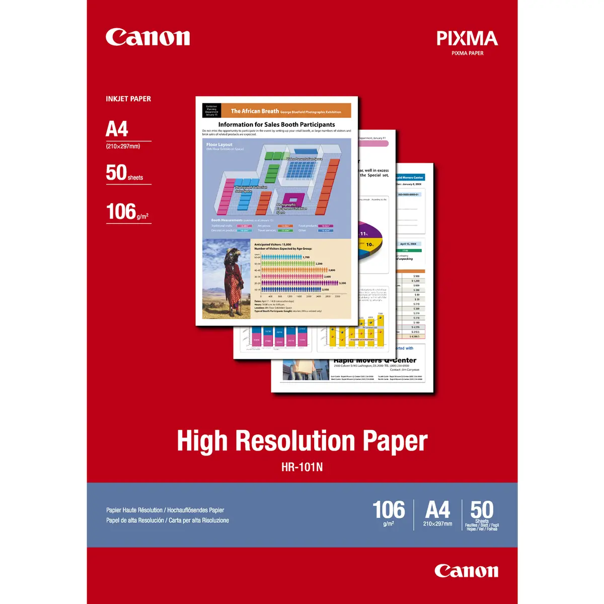 HR-101N Paper A4 100g 50 Sheet