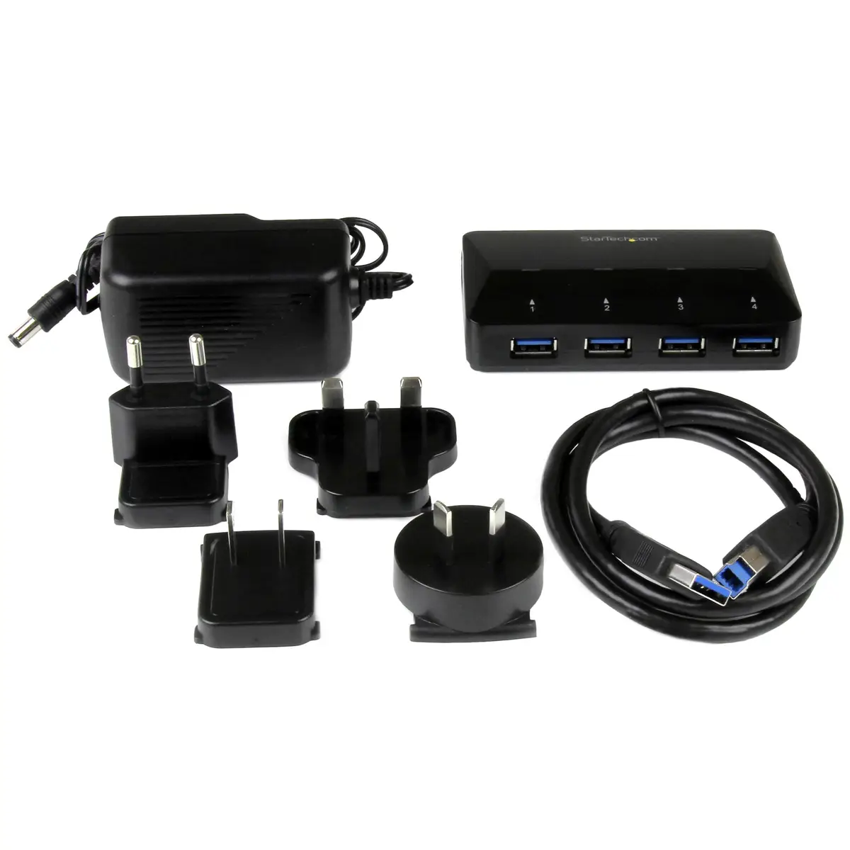 StarTech 4 Port USB 3.0 Hub plus dedizierter chargingconnection 1 x 2.4 A Port