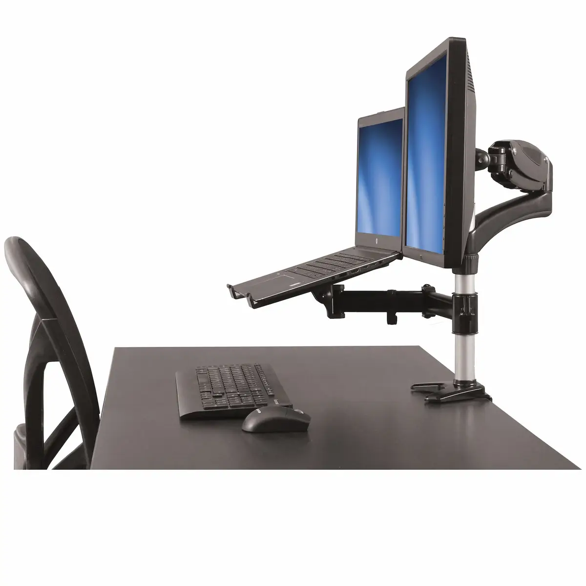 Monitorarm One-Touch höhenverstellbar für 38,1-68,6cm (15-27") max. Traglast 8kg