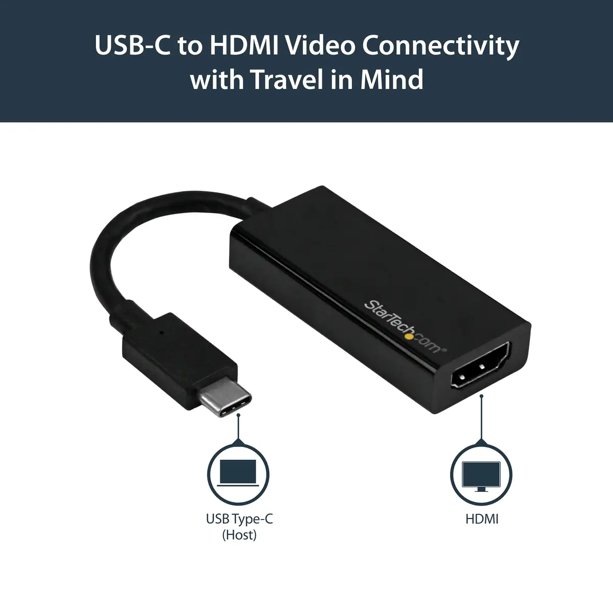 USB-C auf HDMI Adapter 4K 60Hz 0,15m