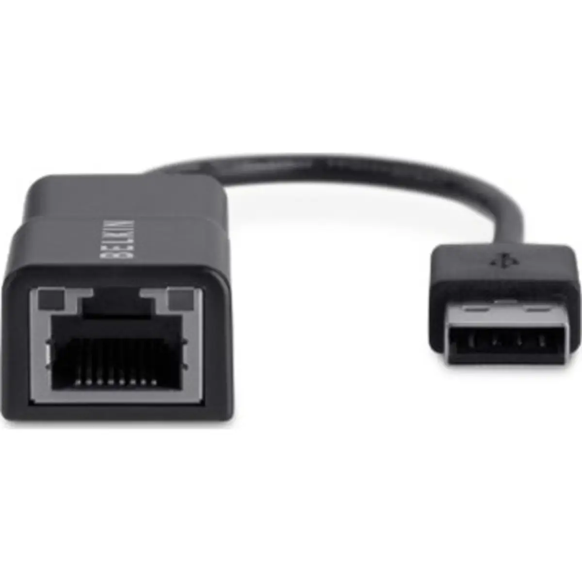 USB 2.0 auf Ethernet Adapter, 12cm, schwarz