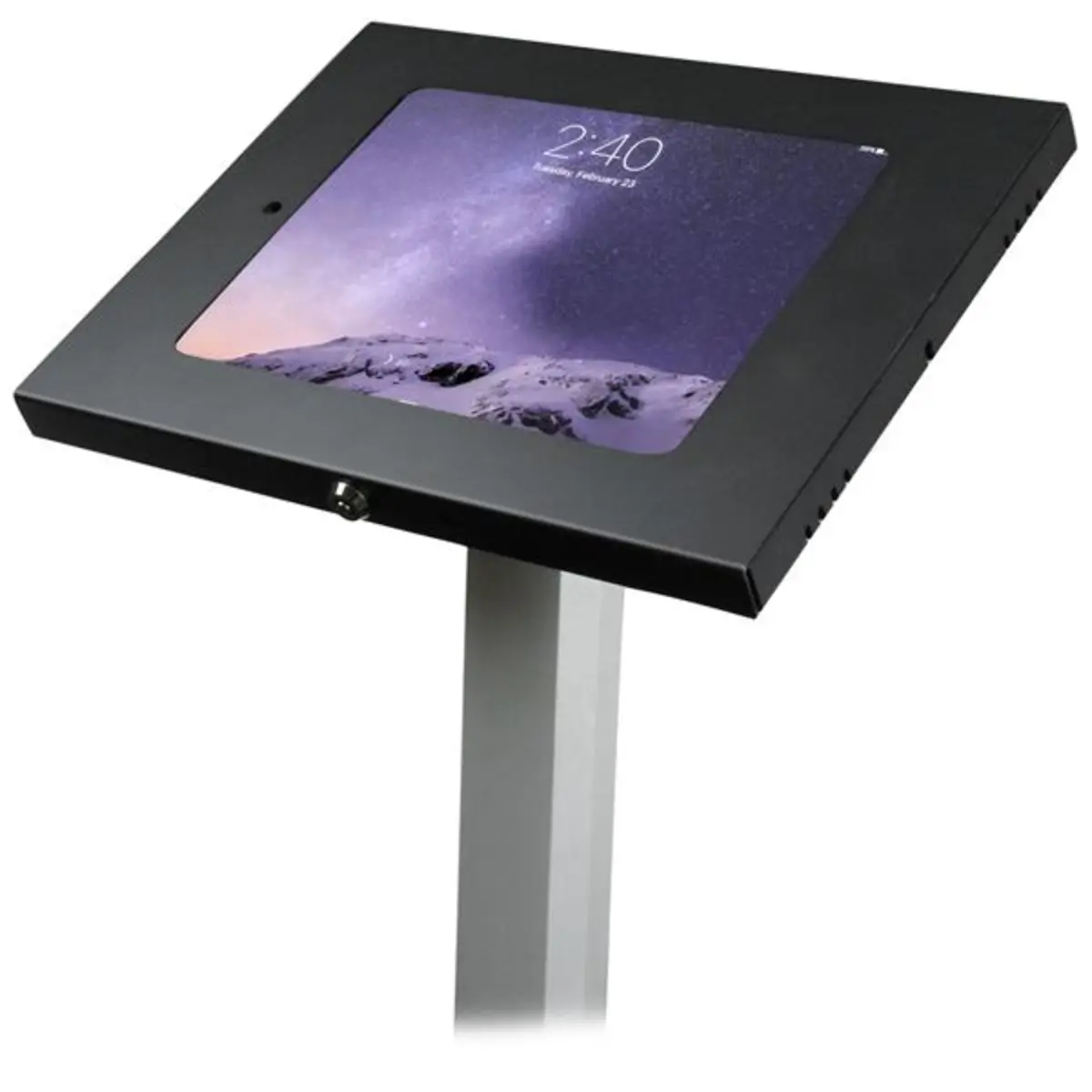 STNDTBLT1FS Verschließbarer Bodenständer, Tablet-Halterung für Apple iPad, iPad Air und iPad Pro mit 9,7"
