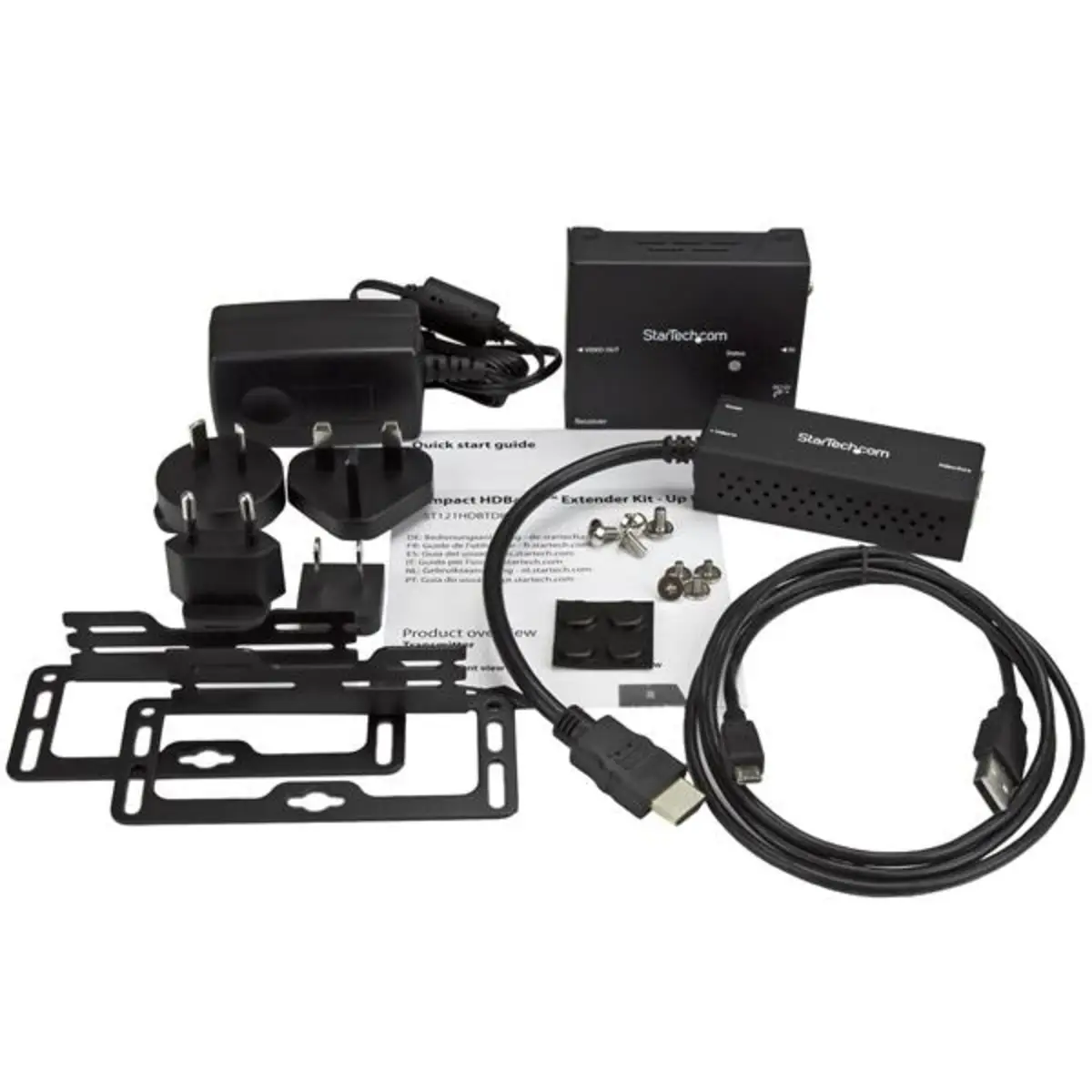 4K HDMI Extender mit kompakt Transmitter HDBaseT 4K