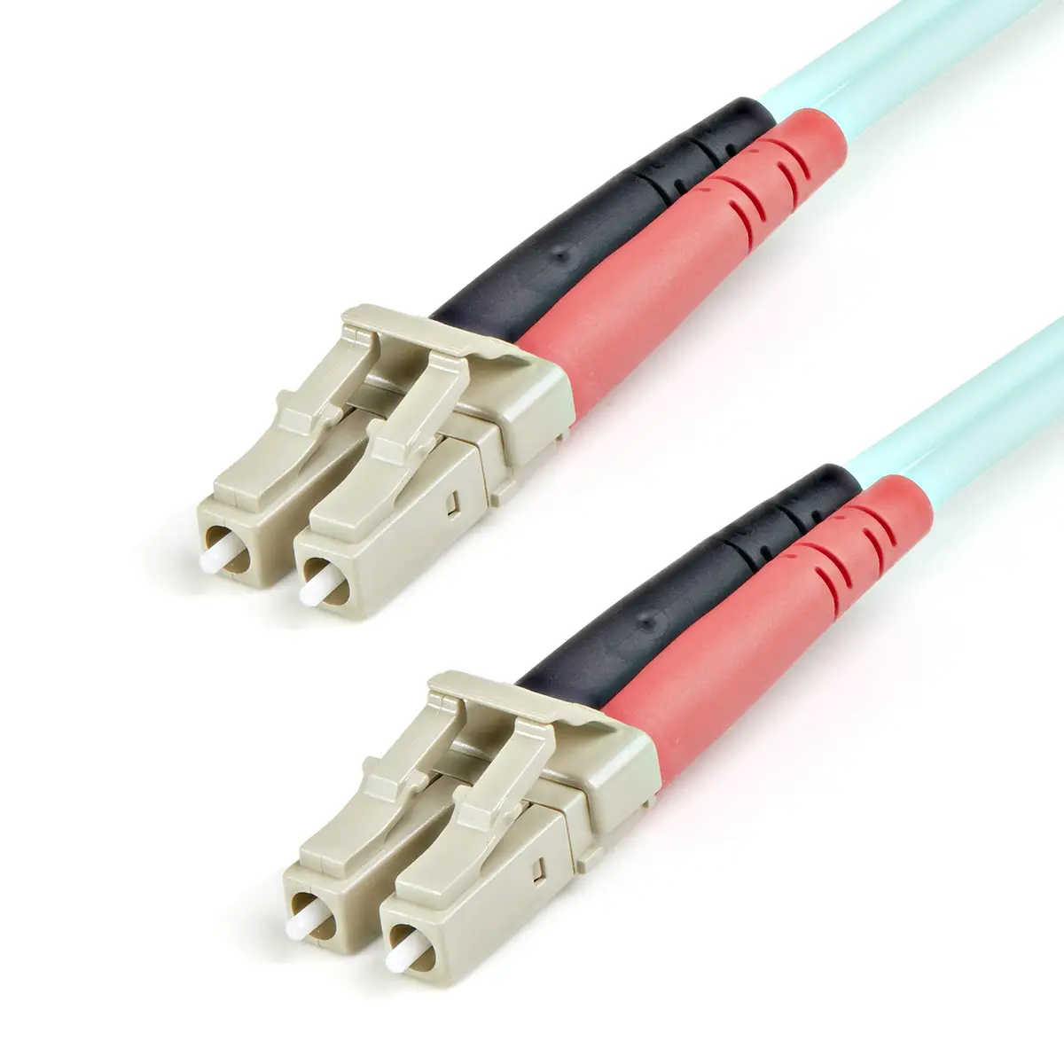 Glasfaser Patchkabel 50/125µm LC/LC Stecker/Stecker Türkis 1m