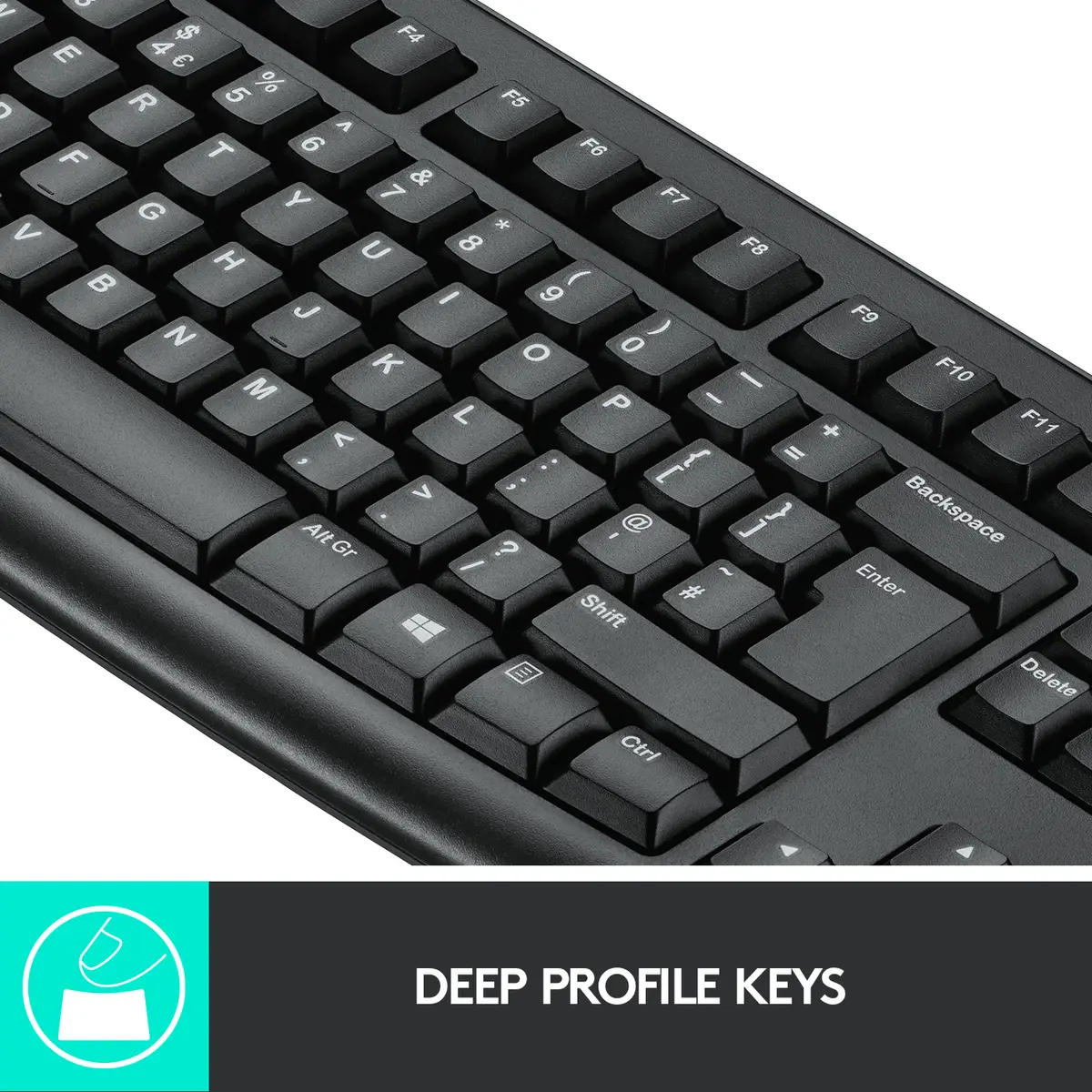 Desktop MK270 anthracite combo Tastaur + Mouse USB Layout CH black