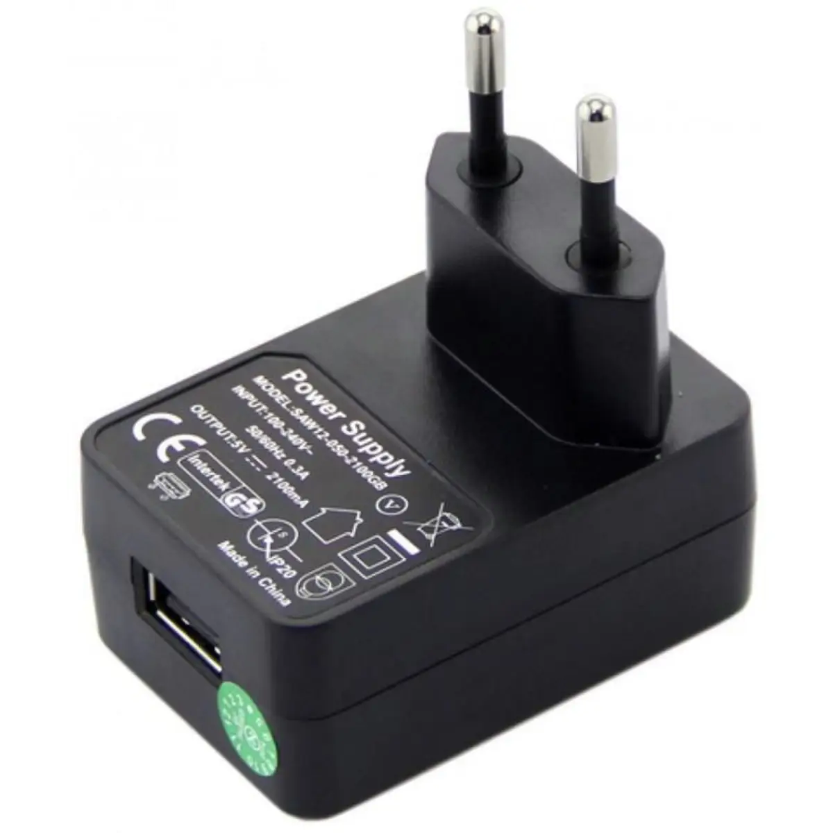 EU, Netzteil, 5 VDC, 2.5 A, inkl.: Plug (EU)