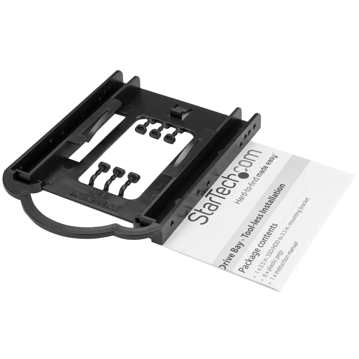 2,5" SSD/HDD Montageschiene für 3,5" Laufwerksschacht Werkzeuglose Installation