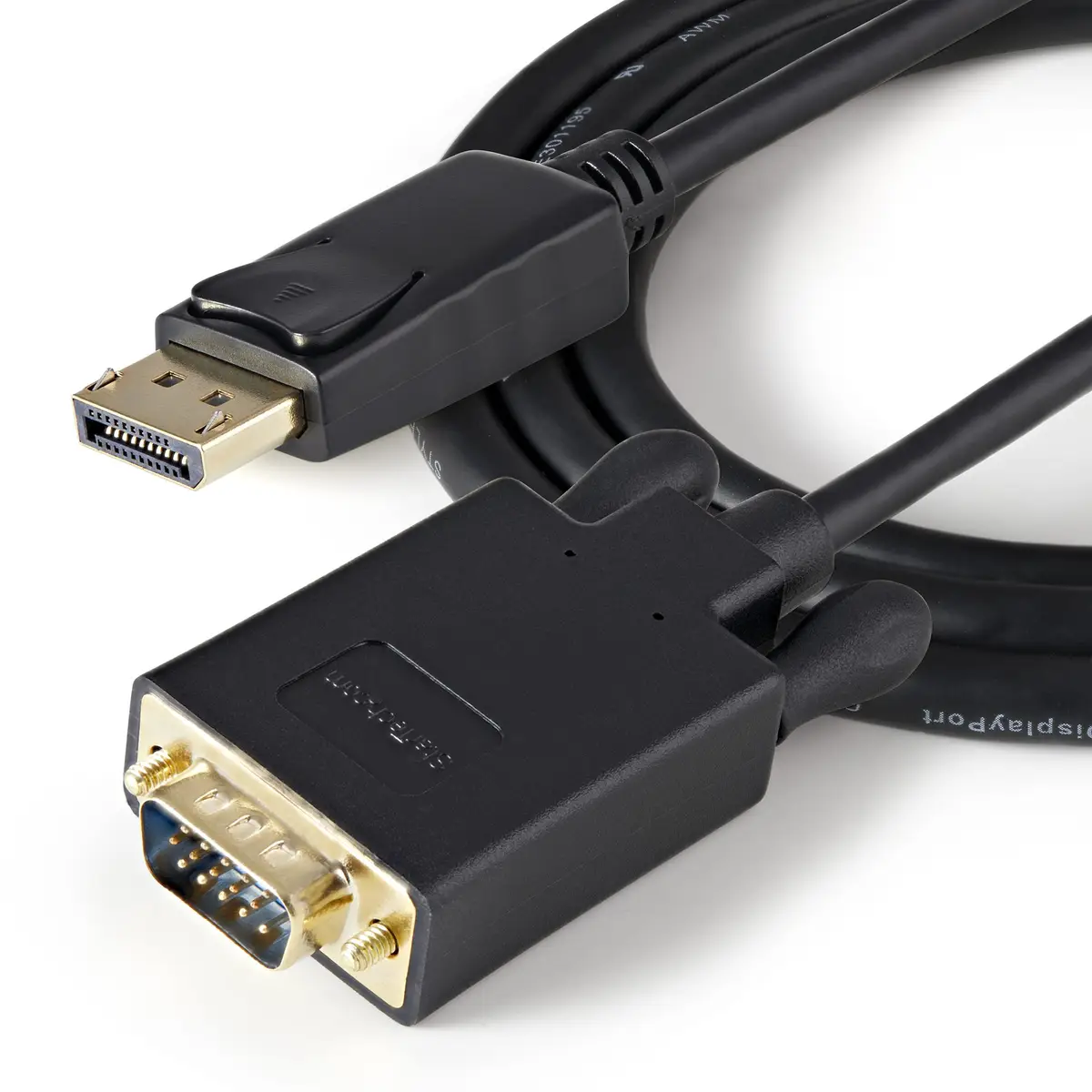 StarTech DisplayPort to VGA adaptor Converter Cable black