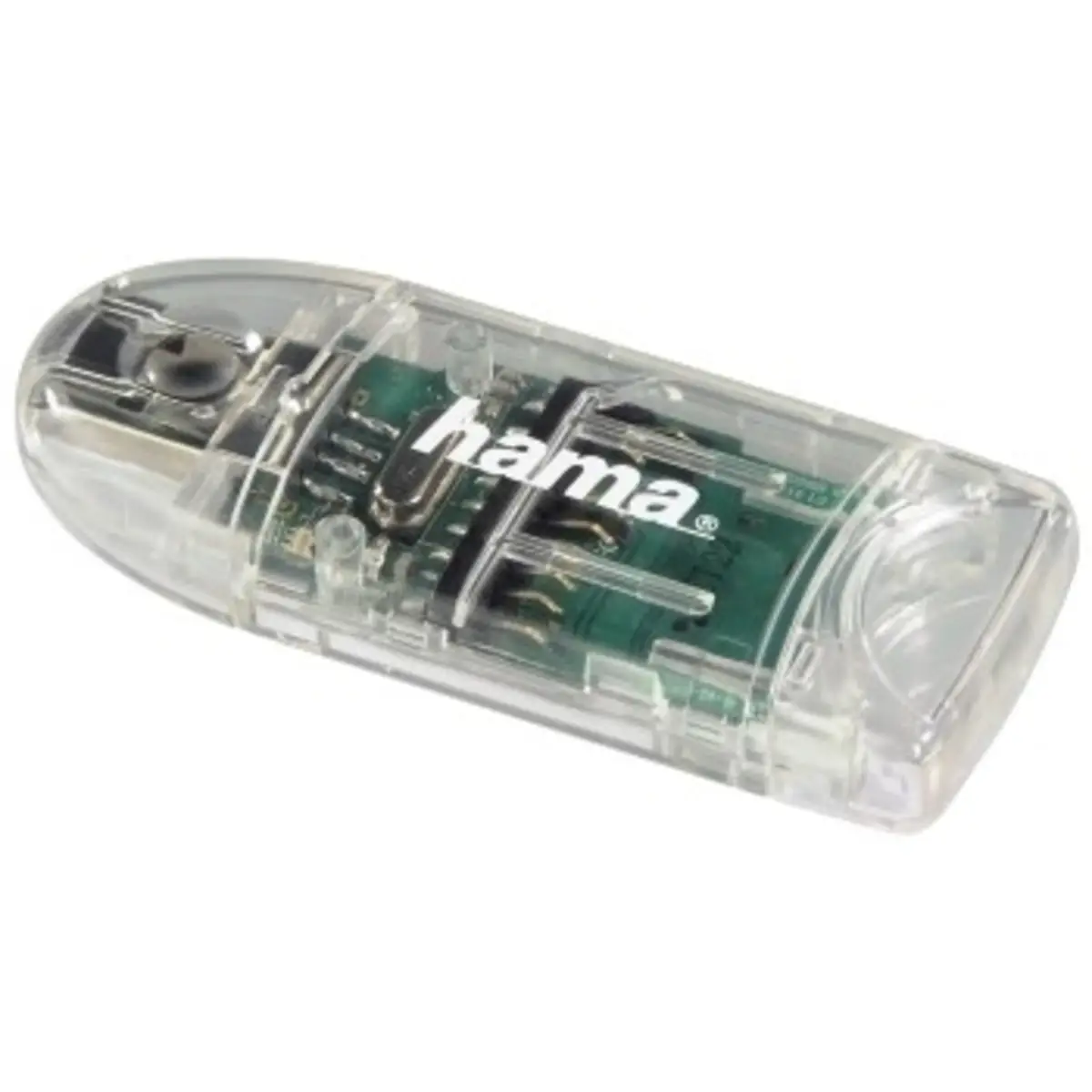 USB-2.0-Kartenleser 8in1, SD/microSD, Transparent