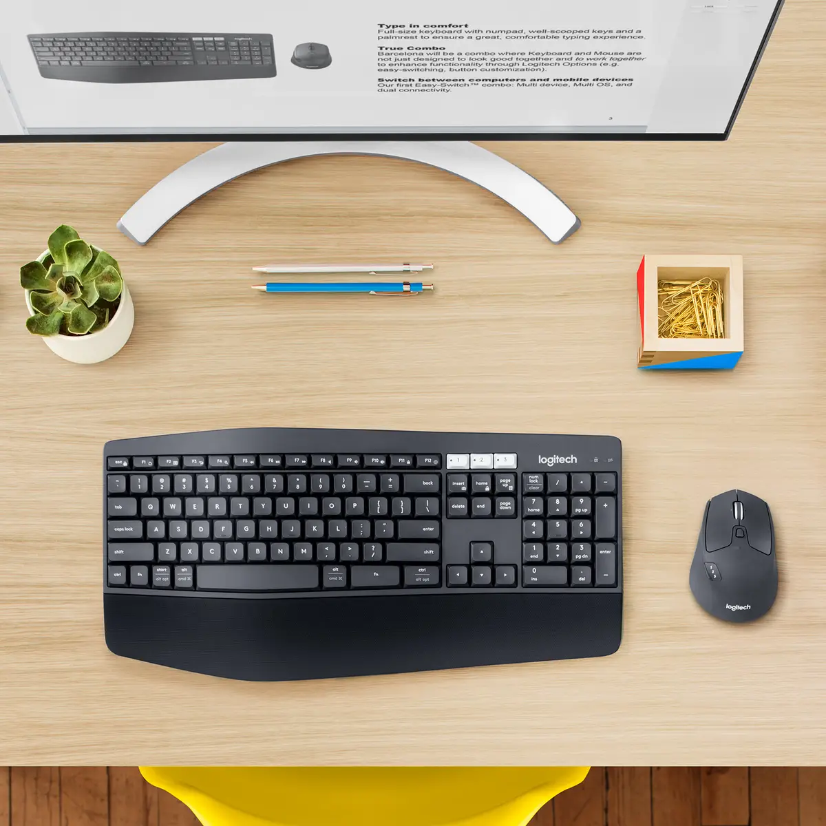 MK850 Performance anthracite Combo keyboard-/Mouse-Set QWERTZ