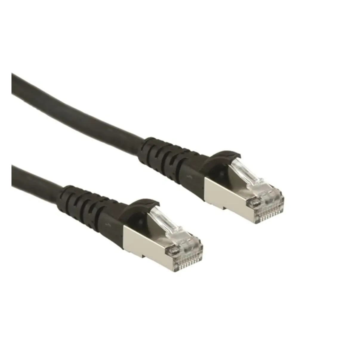 Patchkabel Cat6A RJ-45/RJ-45 Stecker/Stecker Schwarz 1,5m