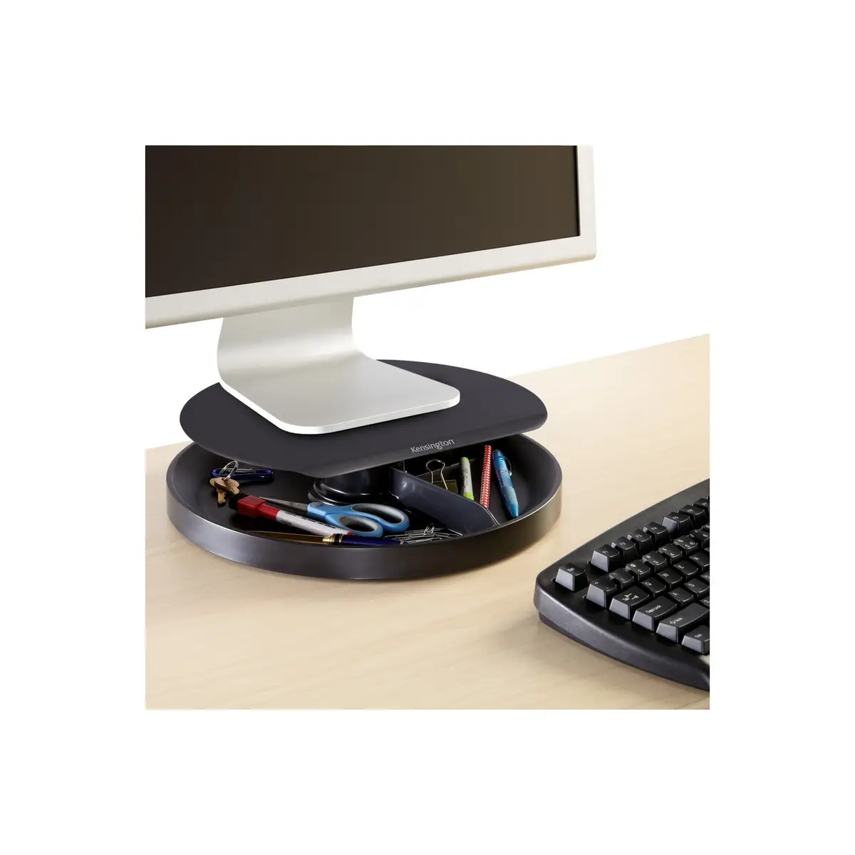 SmartFit Spin2 Monitor Stand Schwarz