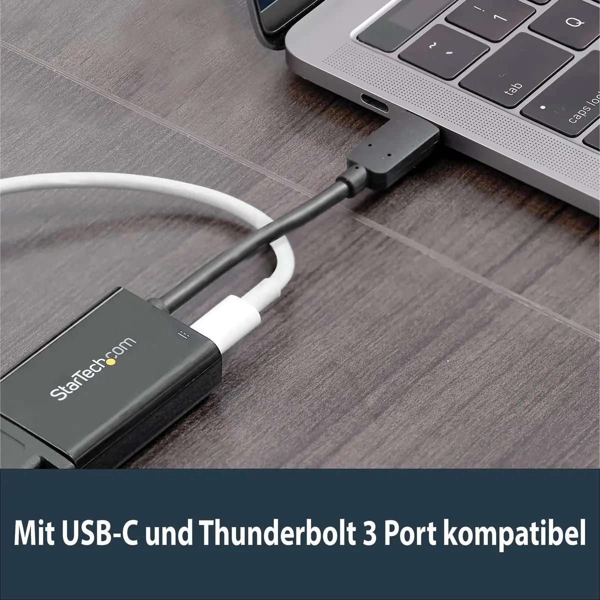 USB-C auf VGA Adapter mit USB Stromversorgung