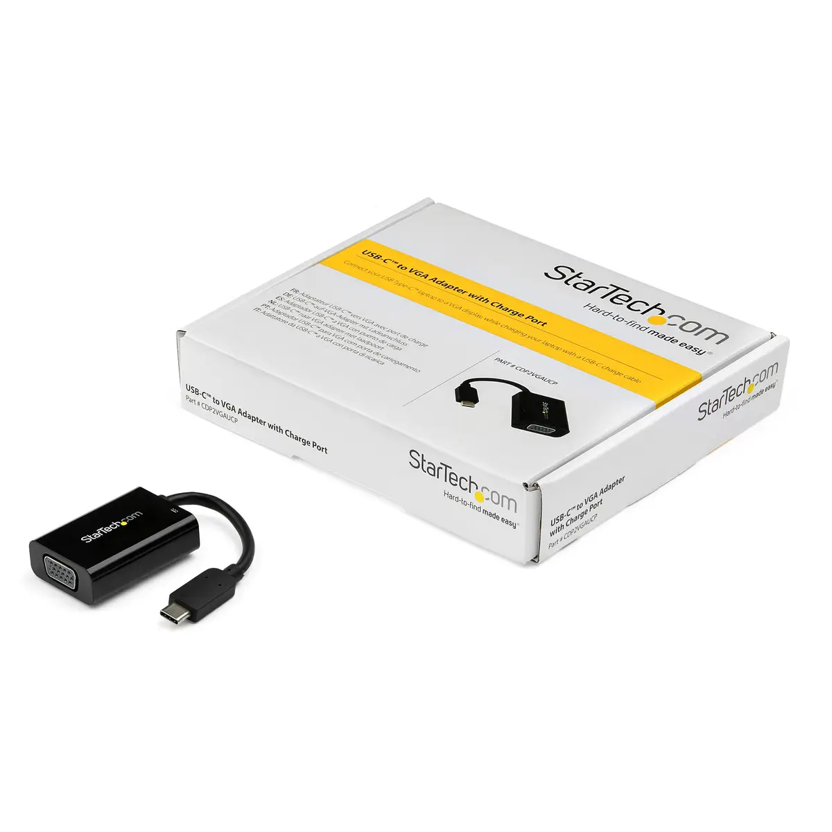 USB-C auf VGA Adapter mit USB Stromversorgung