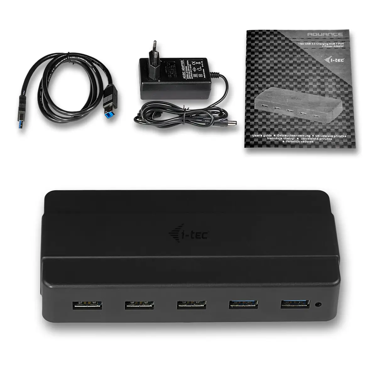 i-tec USB 3.0 Charging HUB 7port mit Power Adapter
