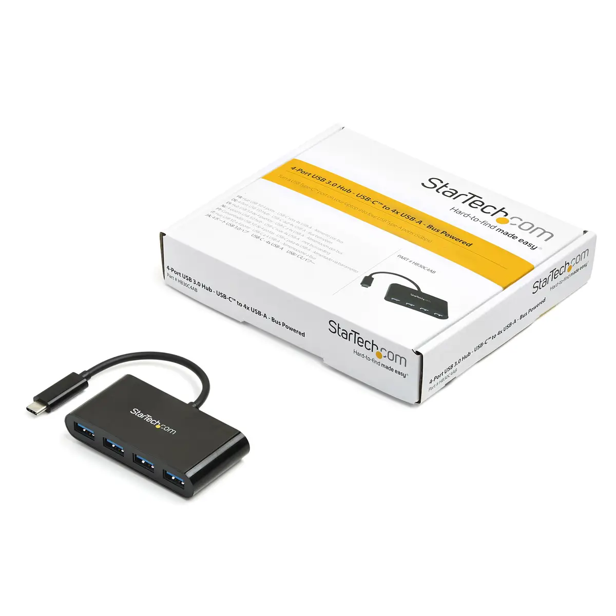 4 Port USB 3.0 Hub USB-C auf 4x USB-A
