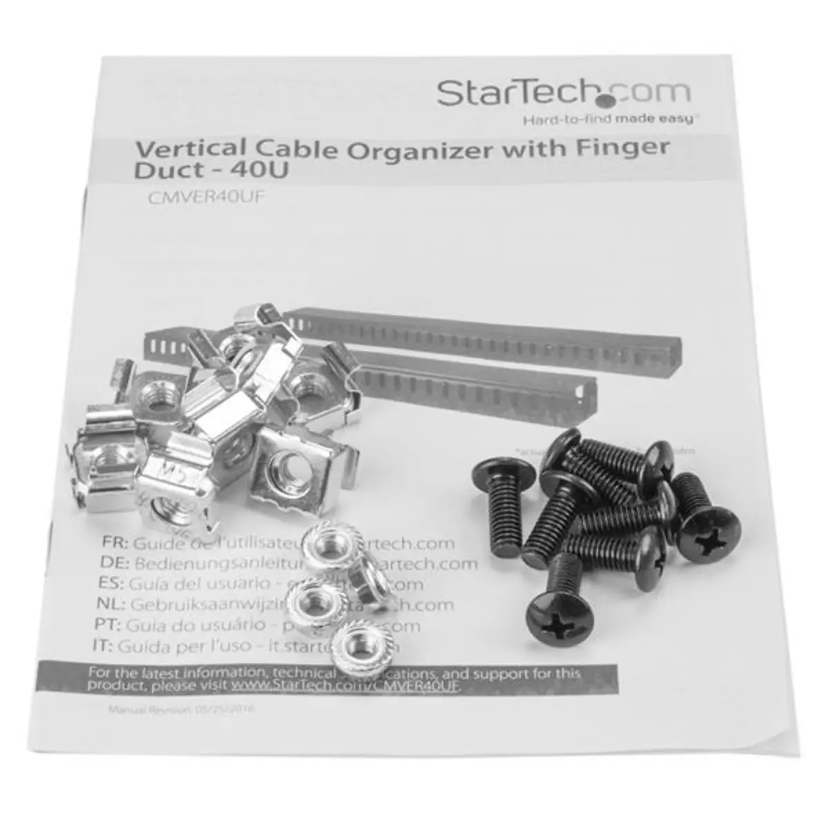 Vertikaler Kabelordner mit Finger Duct