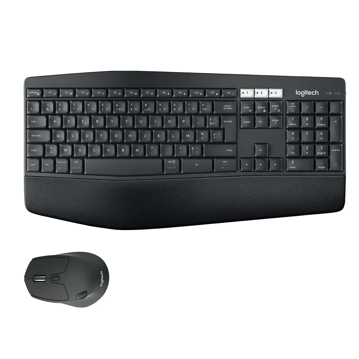 MK850 Performance Tastatur-und-Maus-Set schwarz Belgisch