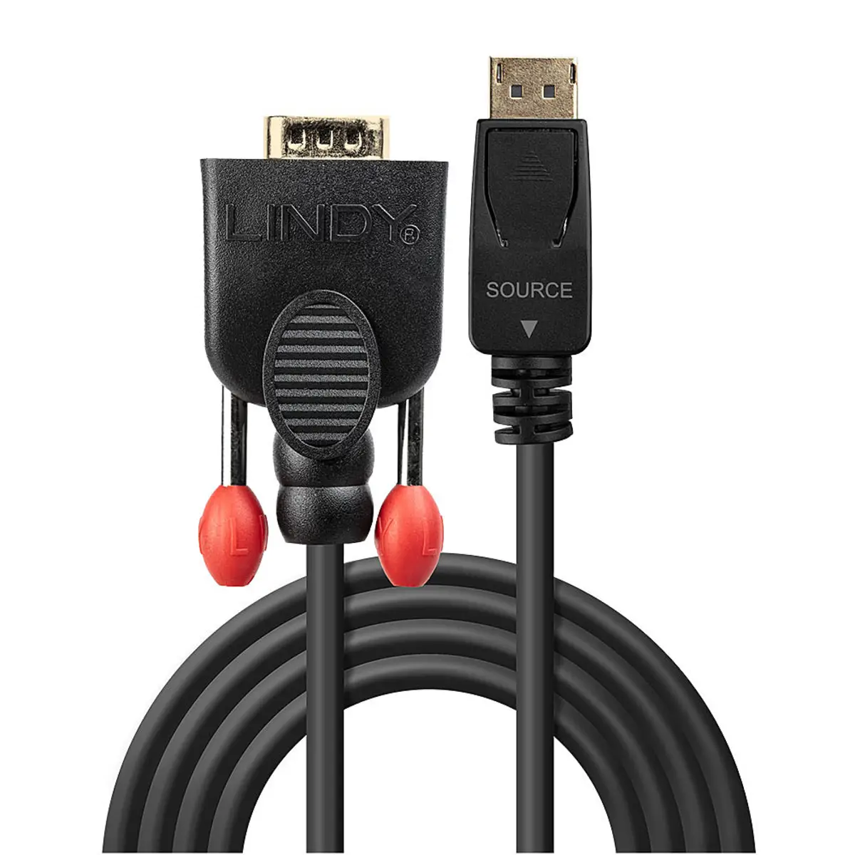 Konverterkabel DisplayPort/VGA Stecker/Stecker Schwarz 1m