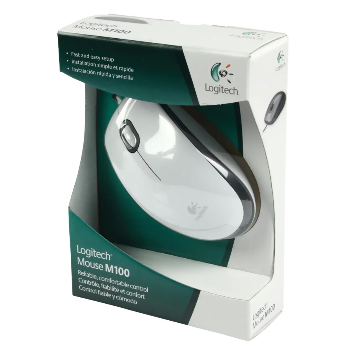 M100 USB Mouse optisch 1000dpi weiß