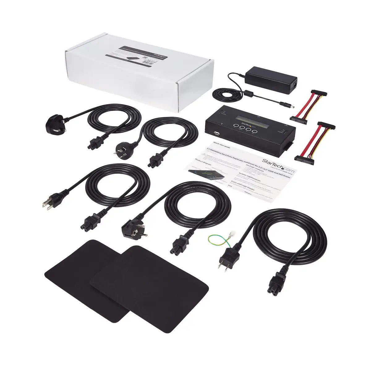 1:1 Standalone Festplatten Duplizierer und Löscher für 2,5"/3,5" SATA und SAS Laufwerke