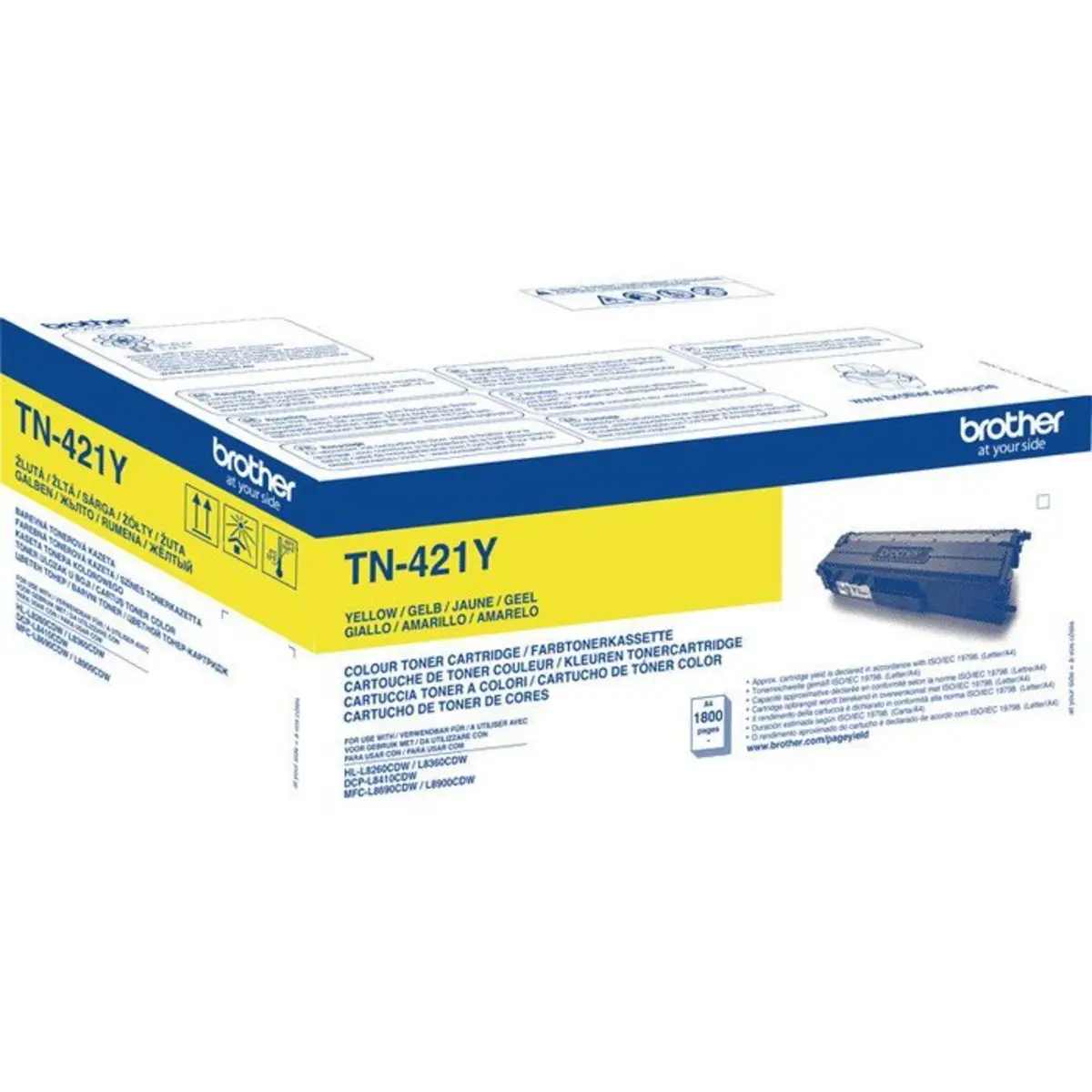 Toner TN-421Y ca. 1800 Seiten gelb