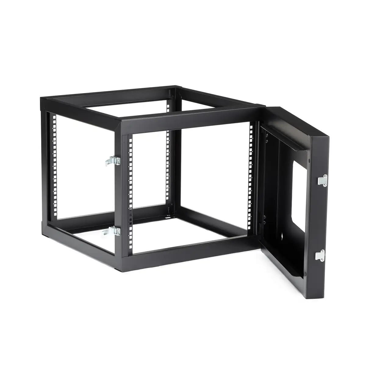 8U Hinged Open Frame Wall Mount Network Rack