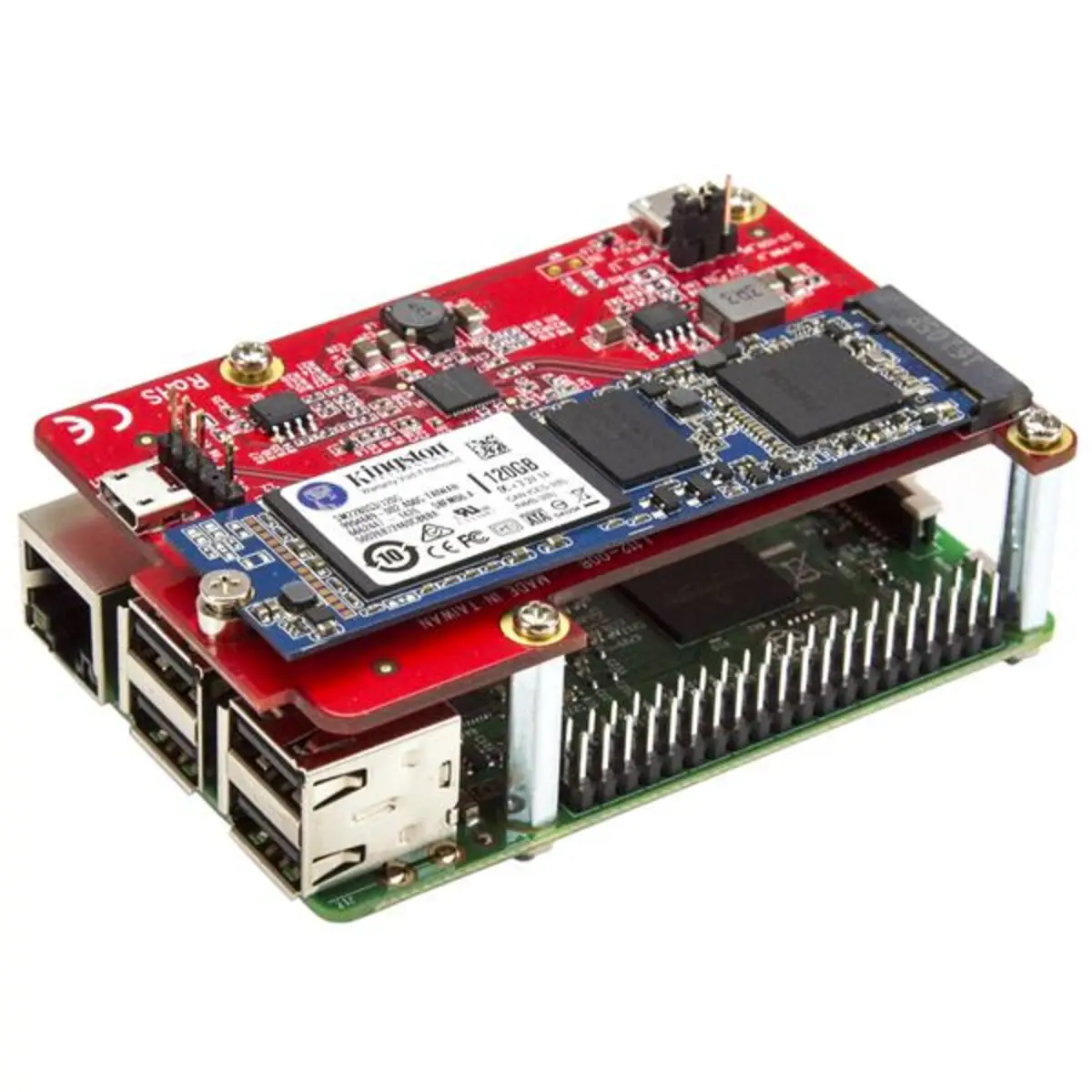 USB auf M.2 SATA Konverter für Raspberry Pi und Entwicklungsboards