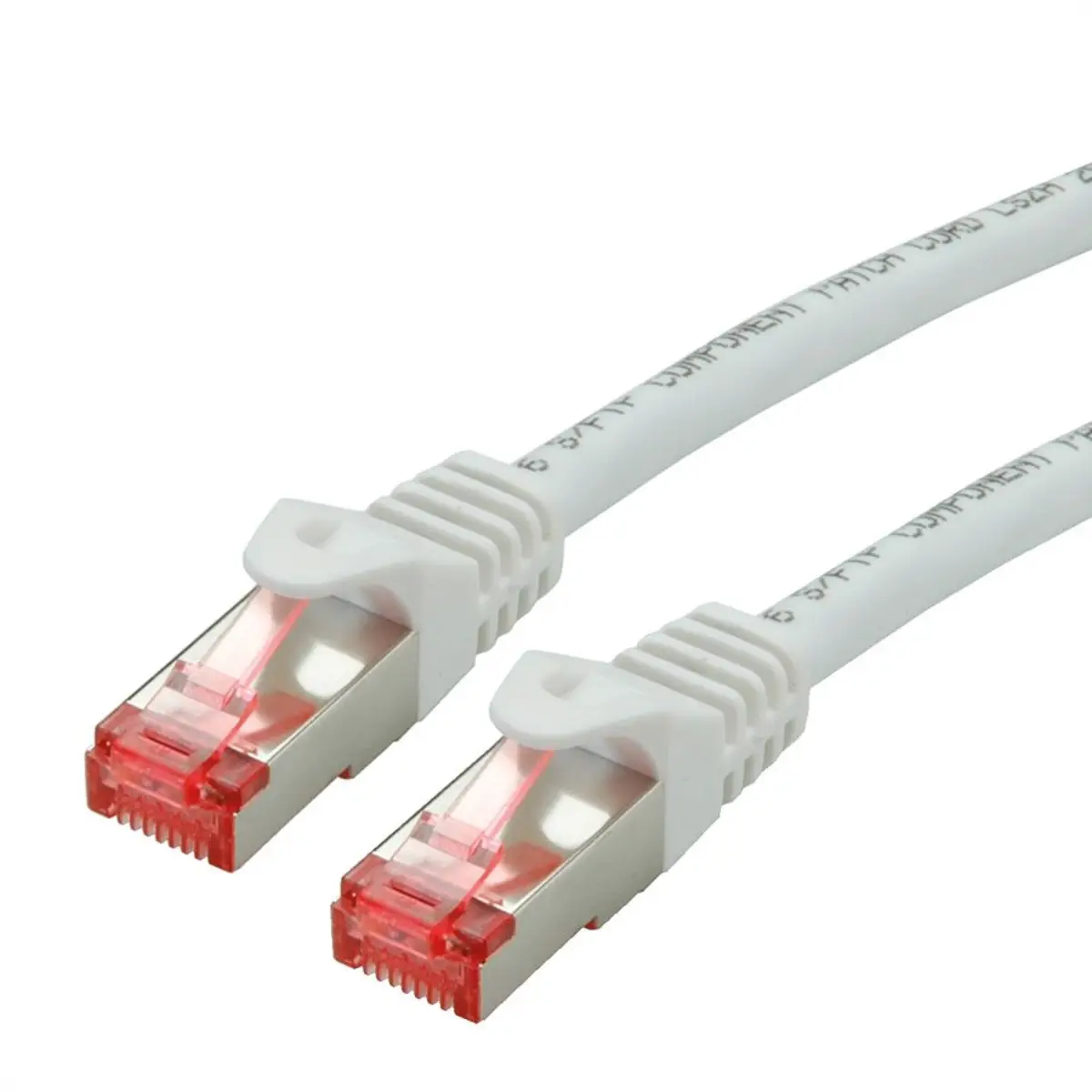 Patchkabel Cat6 RJ-45/RJ-45 Stecker/Stecker Weiß 0,3m