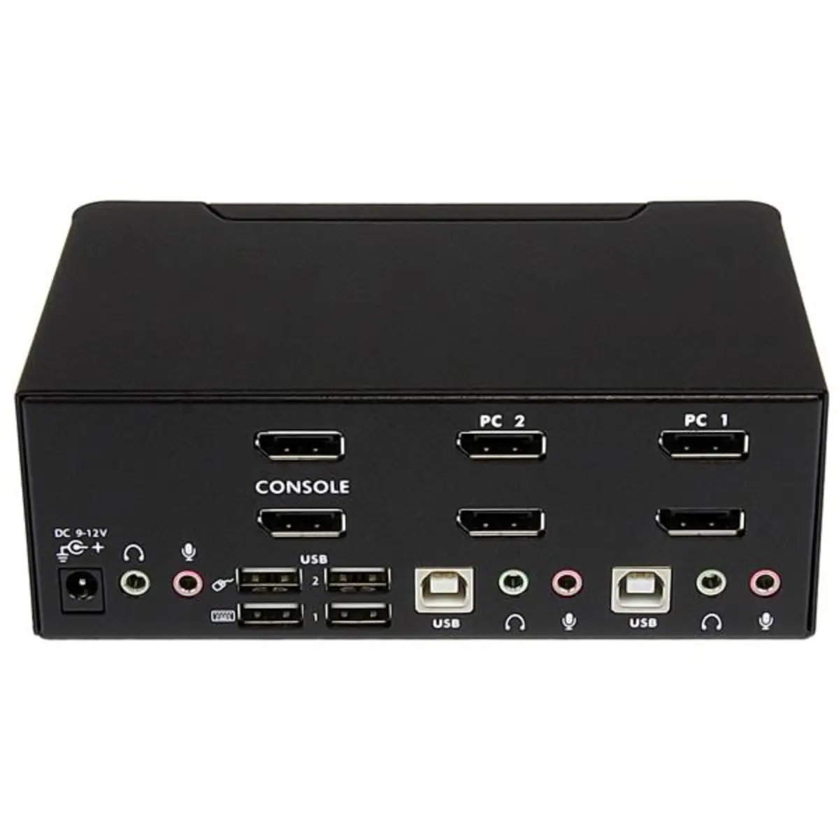2-Port DisplayPort Dual Monitor KVM Switch
