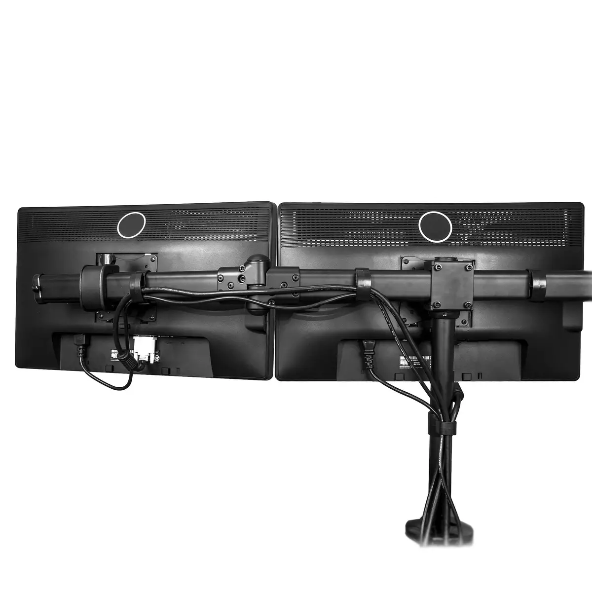 Dreifach Höhenverstellbarer Monitorarm für Surround Setup für bis zu 61 cm (24")