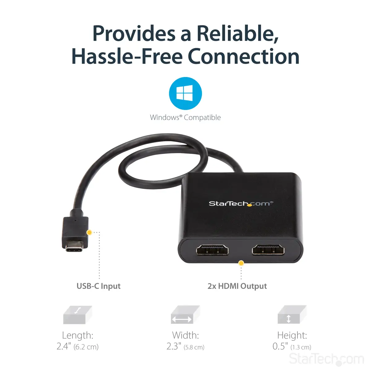 USB-C zu HDMI Multi-Monitor Splitter