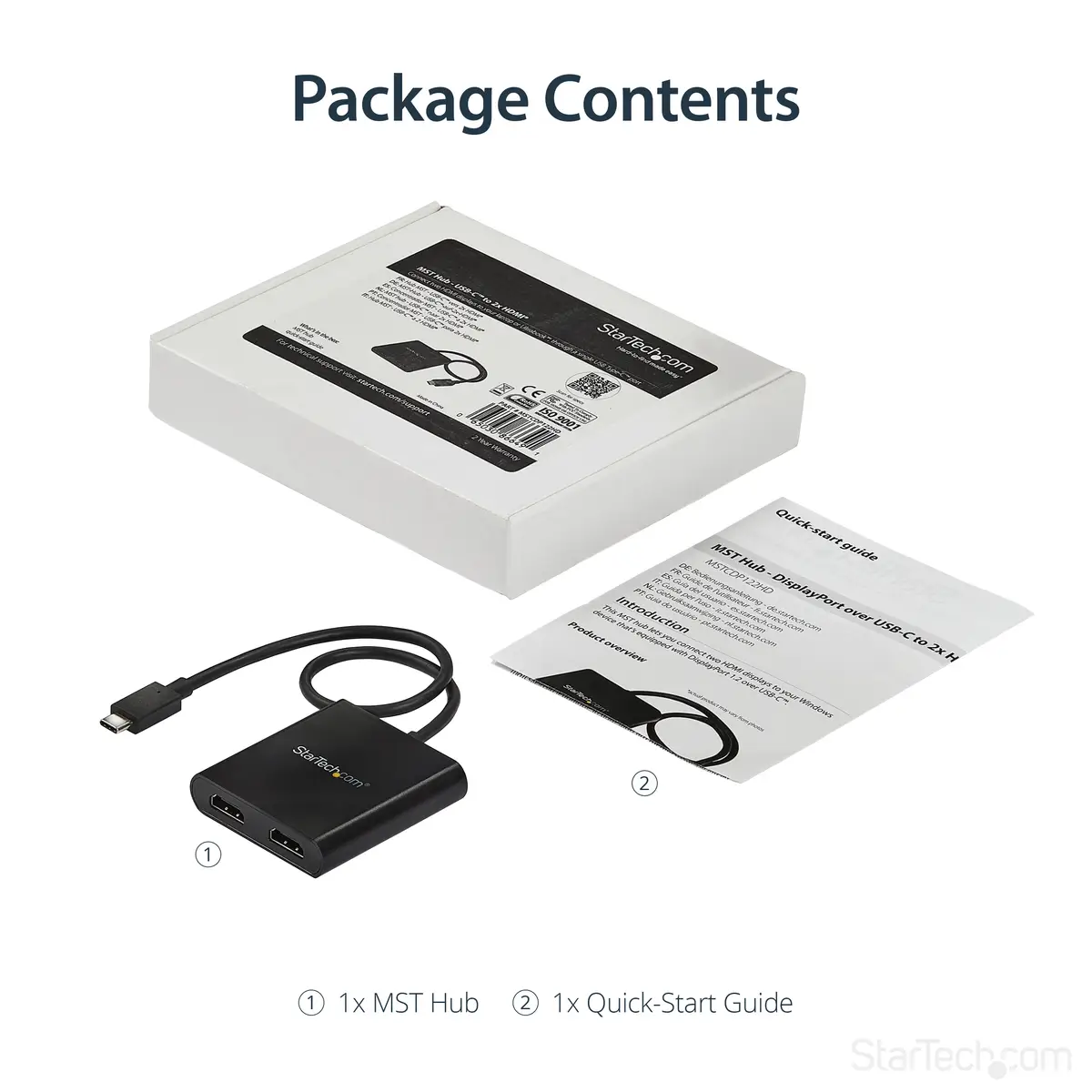 USB-C zu HDMI Multi-Monitor Splitter
