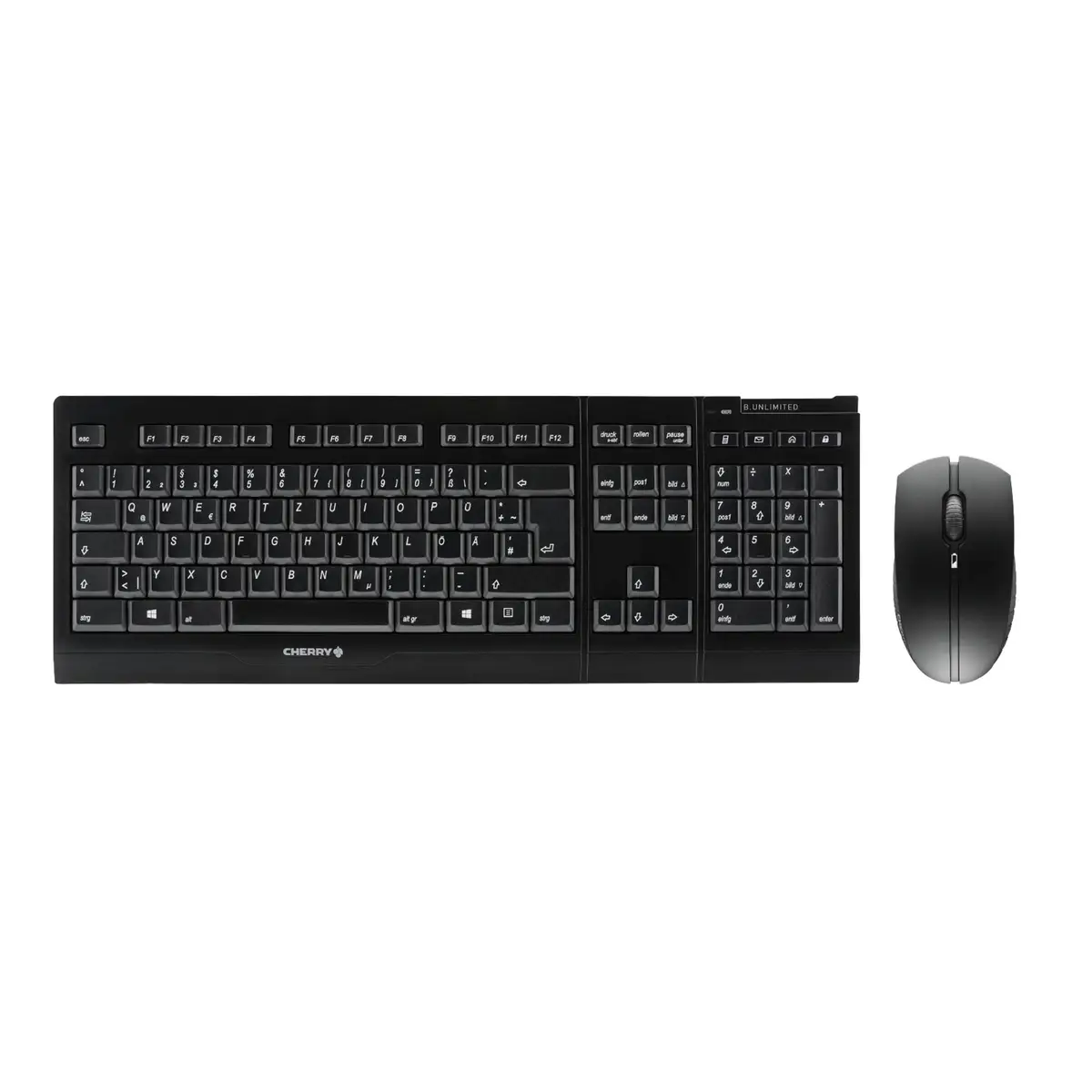 keyboard-/Mouse-Set Unliwithed AES Desktop black Layout german