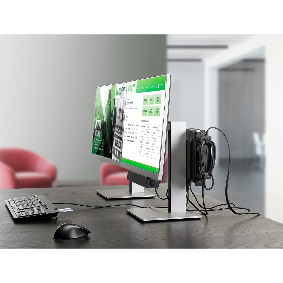 Business Slim SmartCard Schwarz Tastatur USB Layout Deutsch